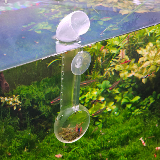 Shrimp Feeder and Viewing Platform - For Shrimp feeding, viewing, study, & photography! Clear Version - Glass like! - 3D Printed Plastic