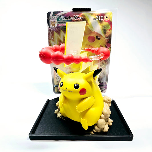 Figurine stand (3D Printed) for the Pokémon TCG: Celebrations Premium Figure Collection (Pikachu VMAX)
