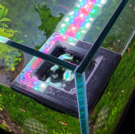 SQUARE Floating Water Change and Top Off Diffuser for Freshwater and Saltwater Fishtanks - 3D Printed - Aquarium Safe ABS Plastic!
