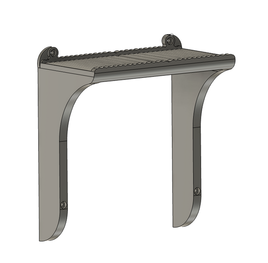 6.5inL x 5.9inW x 2.4inD Canopy - Durable 3D Printed ABS Plastic