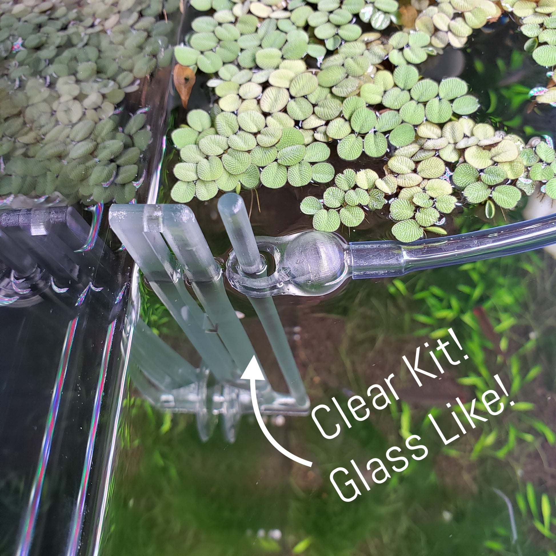 plastic floating aquarium plants Aquarium Floating Plant Corral! - 3D Printed Plastic