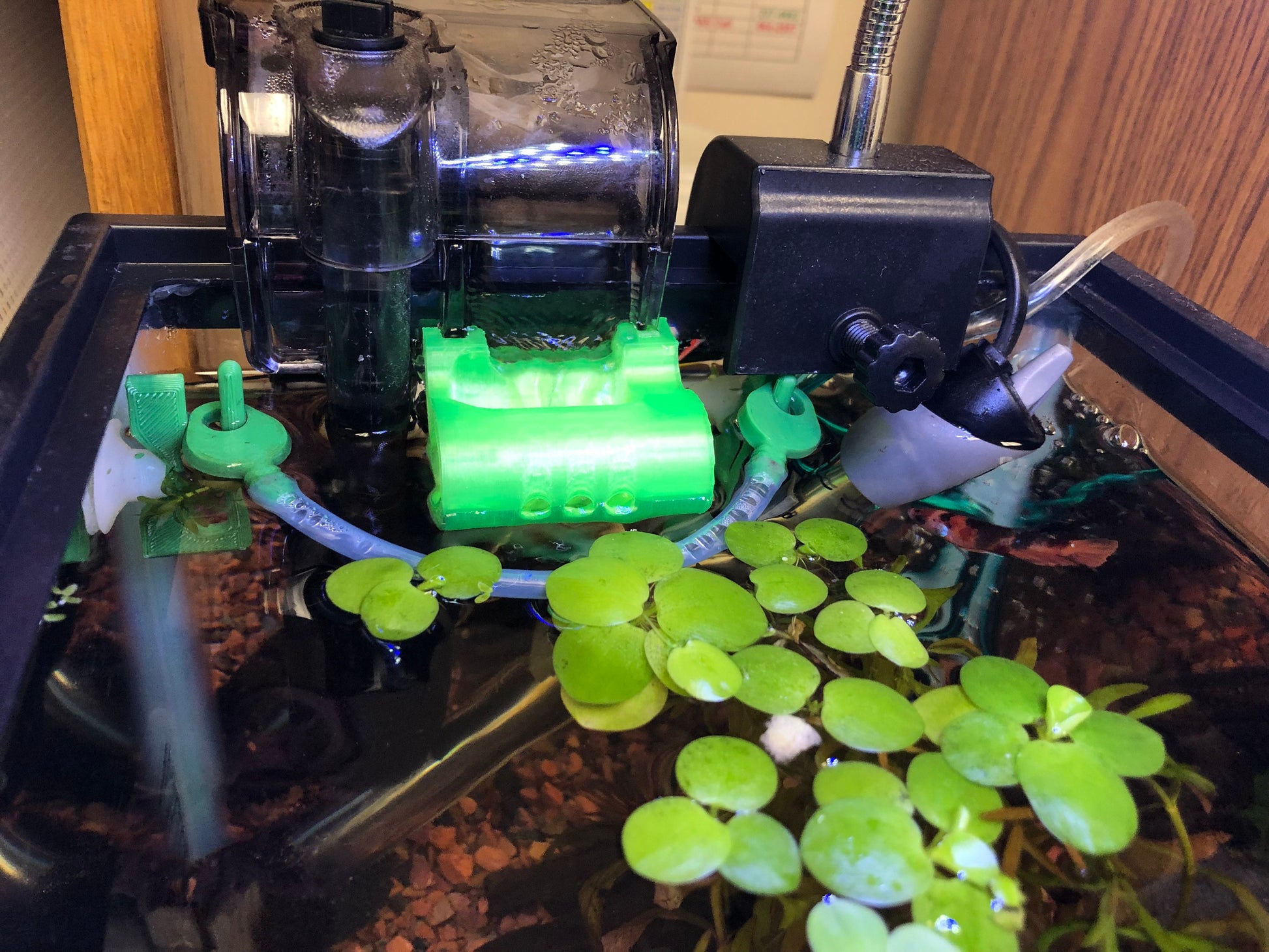 plastic floating plants Aquarium Floating Plant Corral! - 3D Printed Plastic